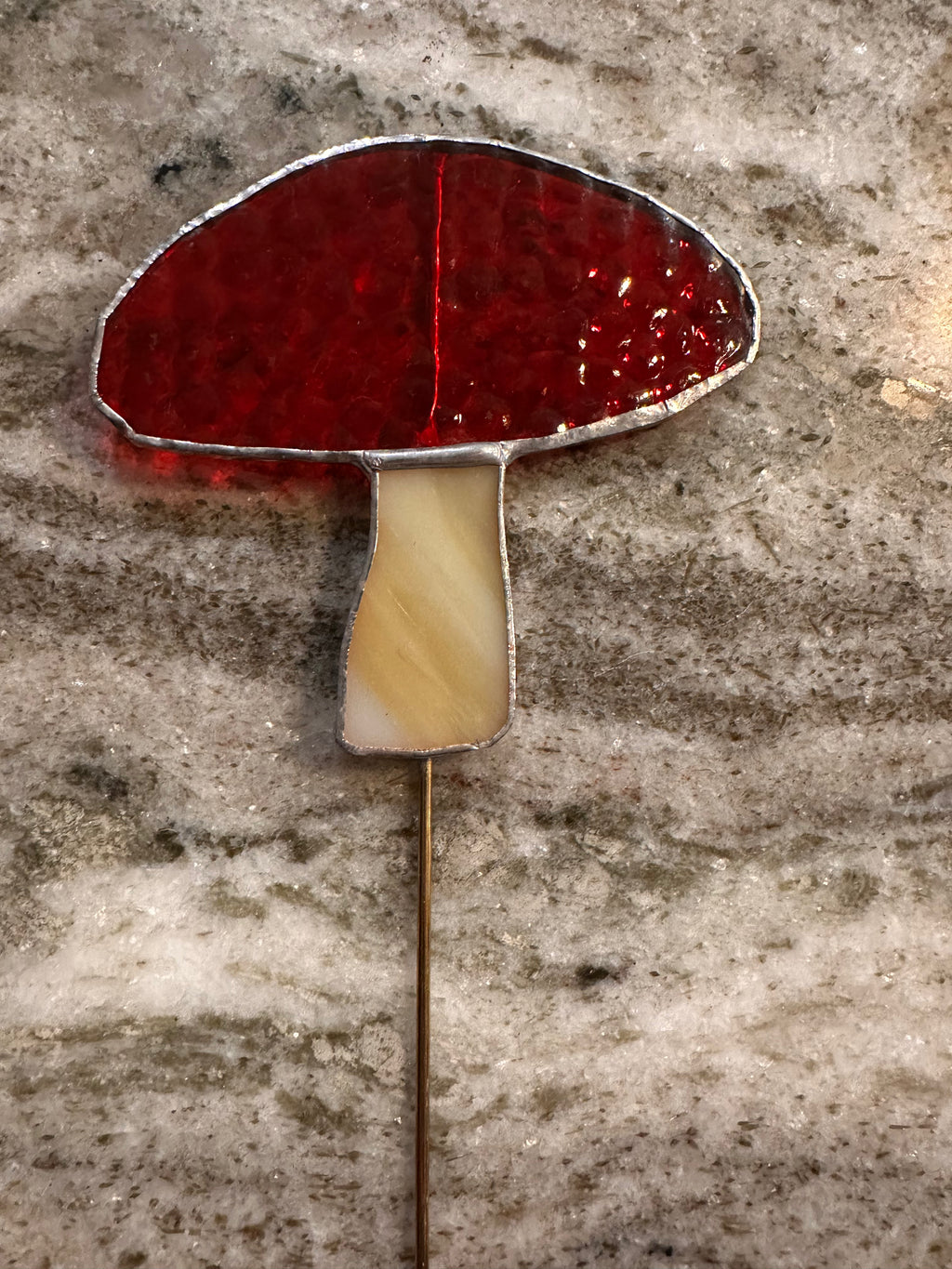 Mushroom plant stake
