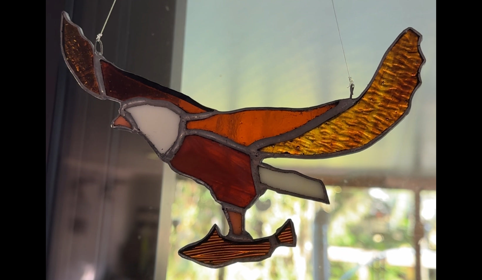 Stained Glass Bald Eagle Pattern