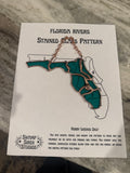 Stained Glass Florida Rivers Pattern