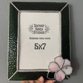 Stained Glass Hibiscus 5x7 Picture Frame