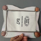 Stained Glass 5x7 Picture Frame with Shells