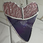 Stained Glass Megalodon Shark Tooth Suncatcher