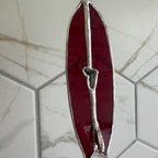 Stained Glass Surfboard Suncatcher