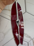 Stained Glass Surfboard Suncatcher