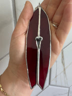 Stained Glass Surfboard Suncatcher