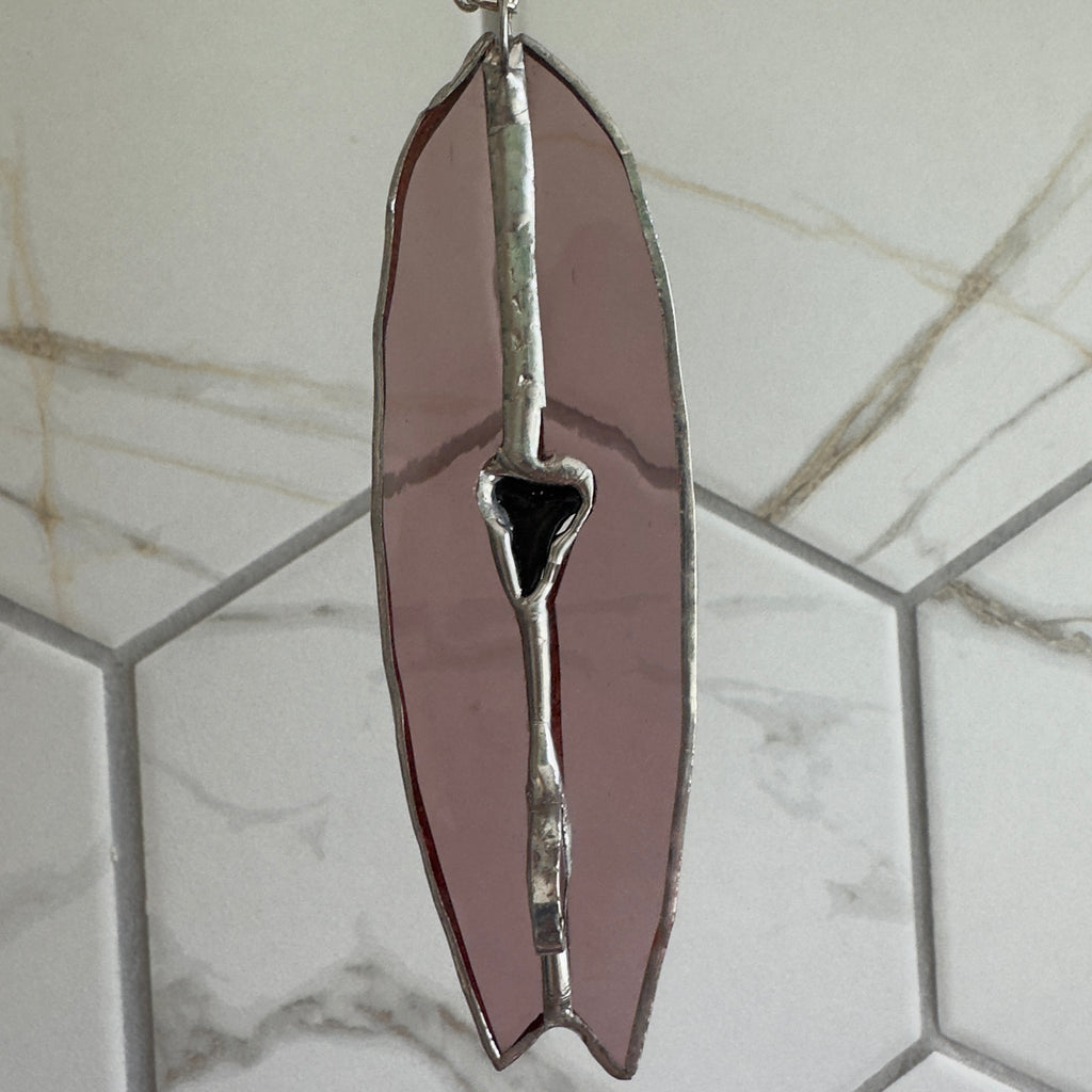 Stained Glass Surfboard Suncatcher