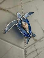 Sea Turtle Shell Family Suncatcher Chain