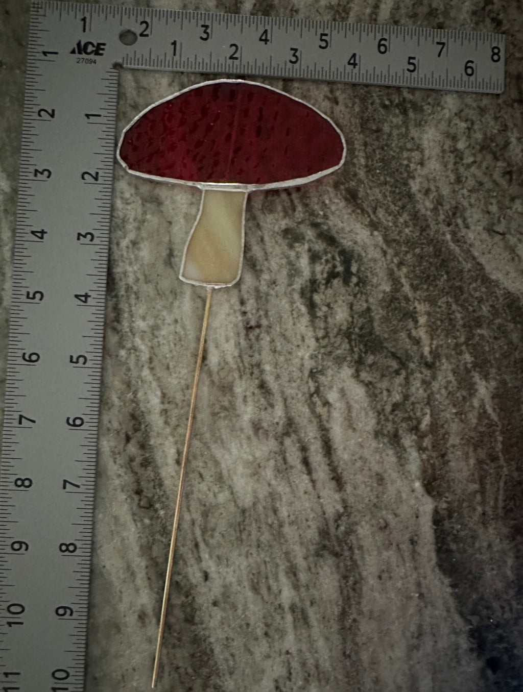 Mushroom Plant Stake