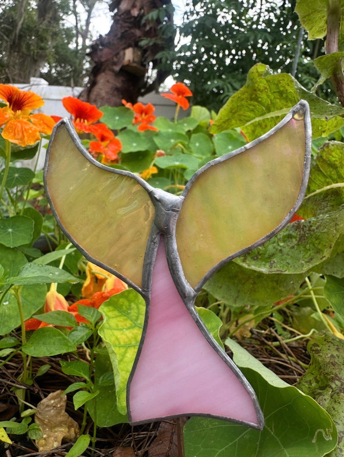 Mermaid Tail Plant Stake
