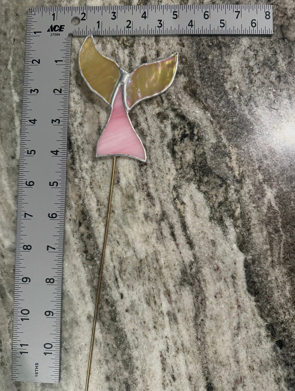 Mermaid Tail Plant Stake
