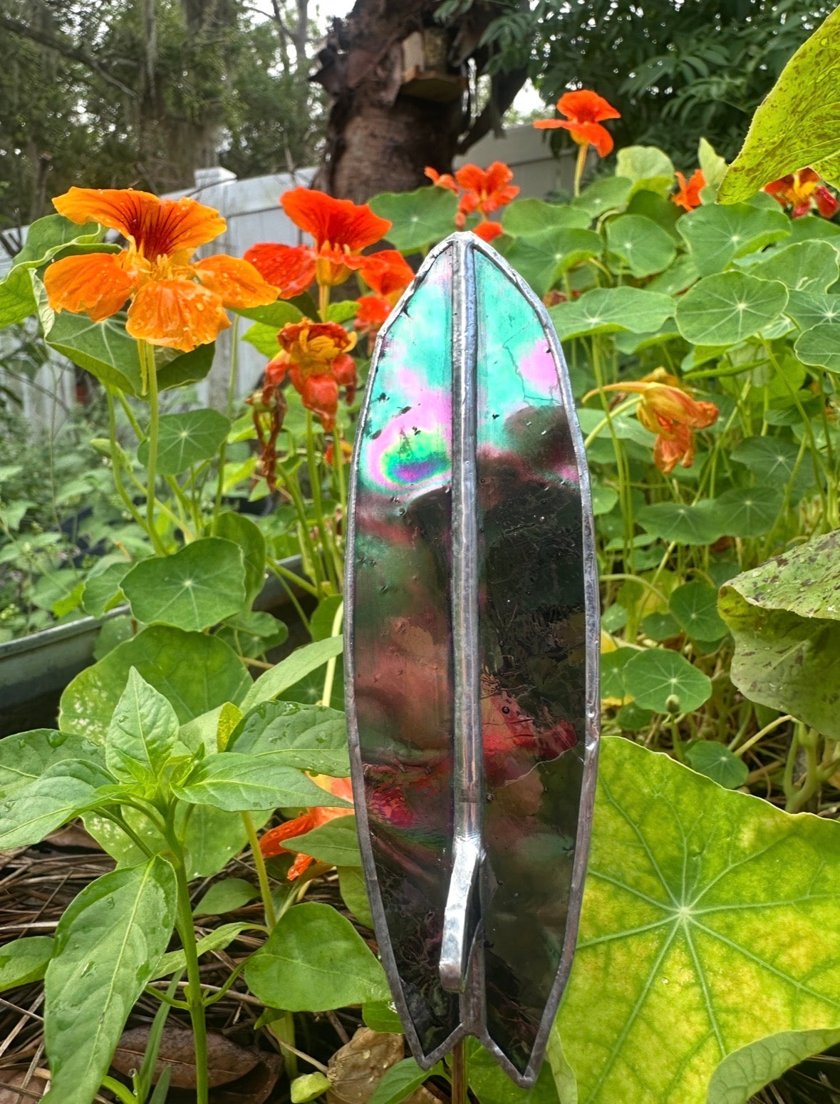 Surfboard Plant Stake