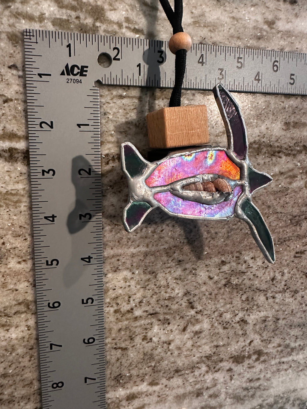 Sea Turtle w/ Shell Essential Oil Diffuser Charm
