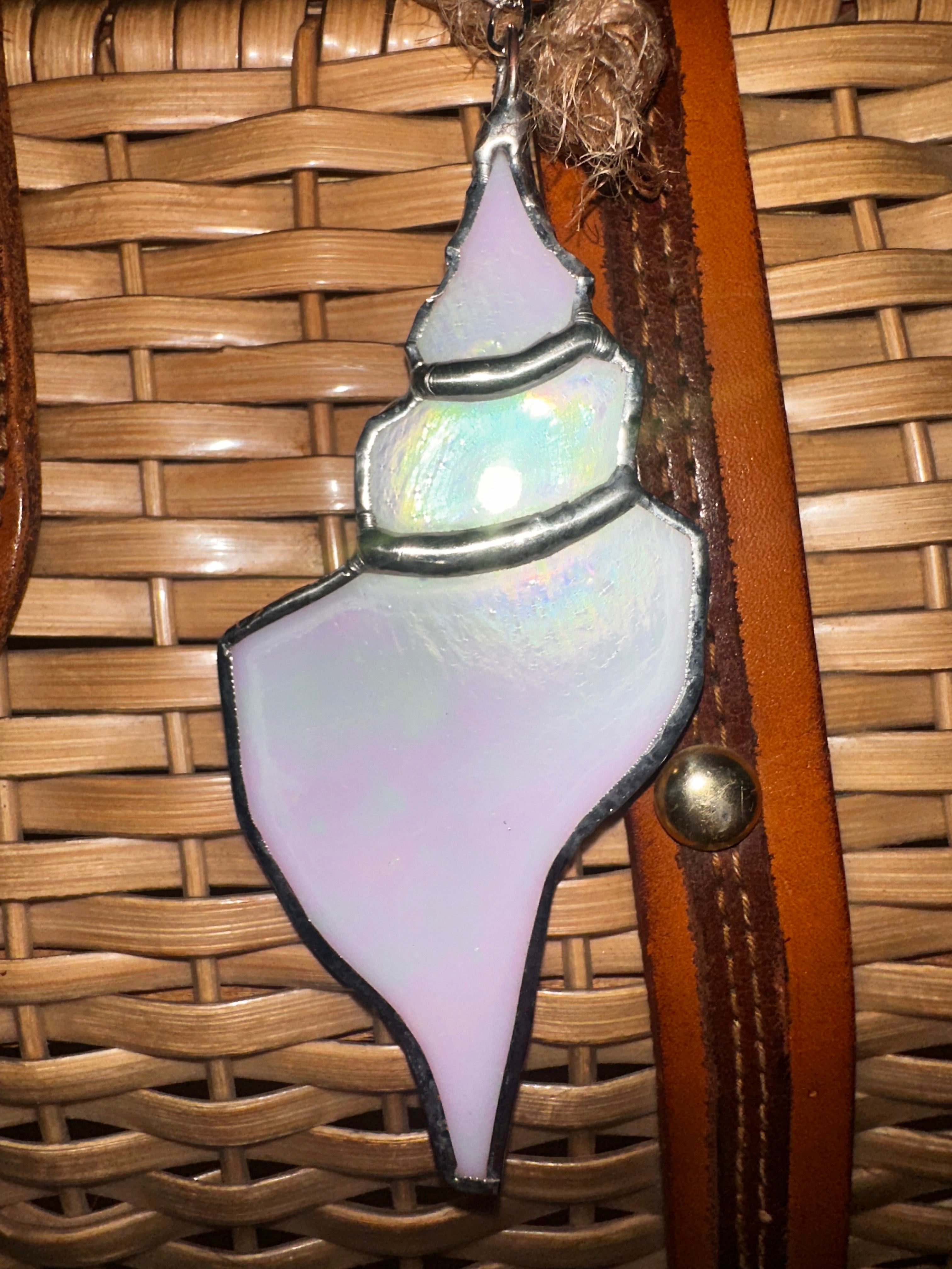 Conch Shell Bag Charm